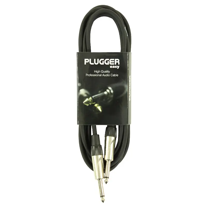 Cablu audio Jack 6.35 mm tata stereo 3m PLUGGER PLU CABS JMSJMS [2]