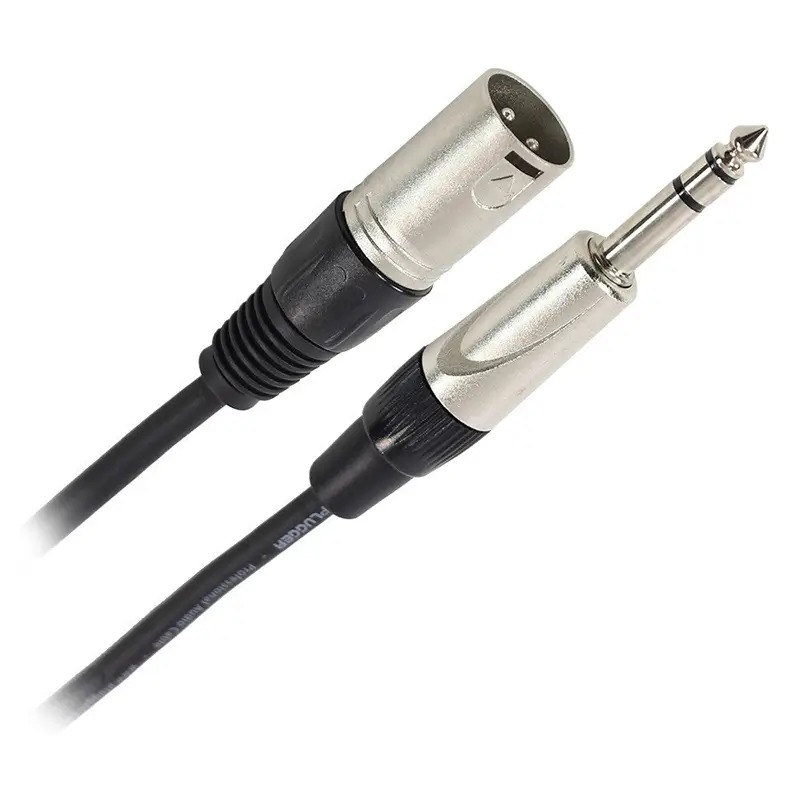 Conectica - Cablu audio XLR tata - Jack 6.3 mm tata stereo 15m PLUGGER