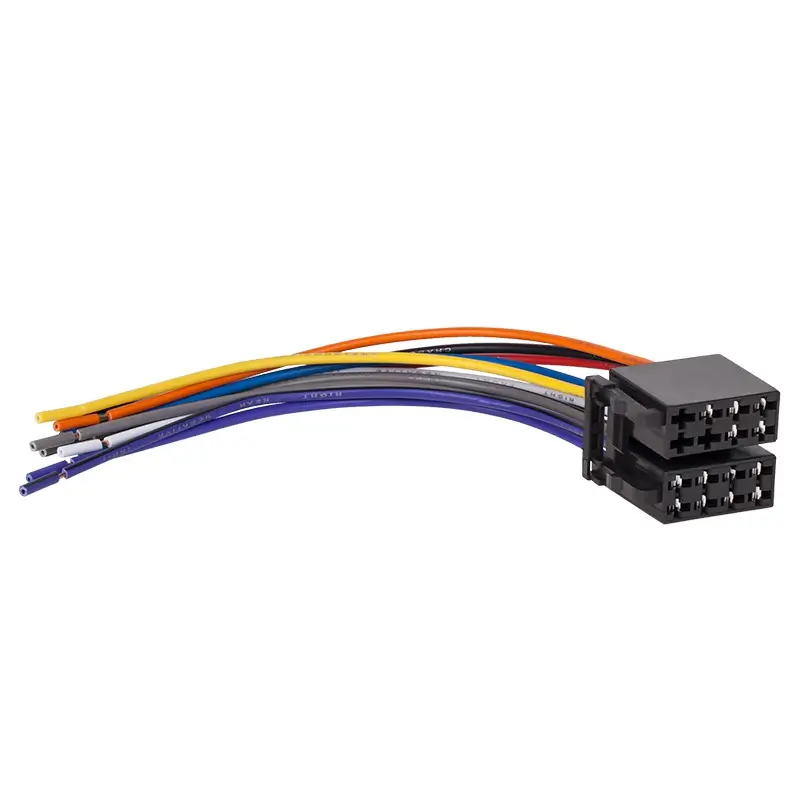 ISO auto - Cablu auto conector ISO tata lipit – IoElectronice.ro