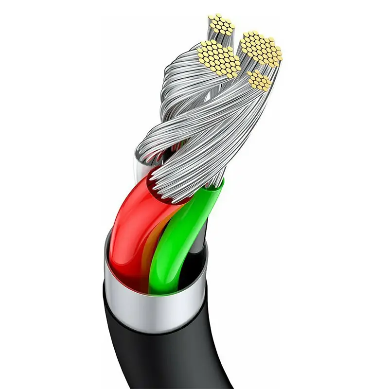 Cablu Baseus CATYS-B01 USB - Tip C 1m 100W 6A PD2.0 negru [5]