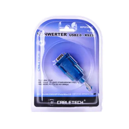 Cablu convertor USB 2.0 RS232 1.5m Cabletech [2]