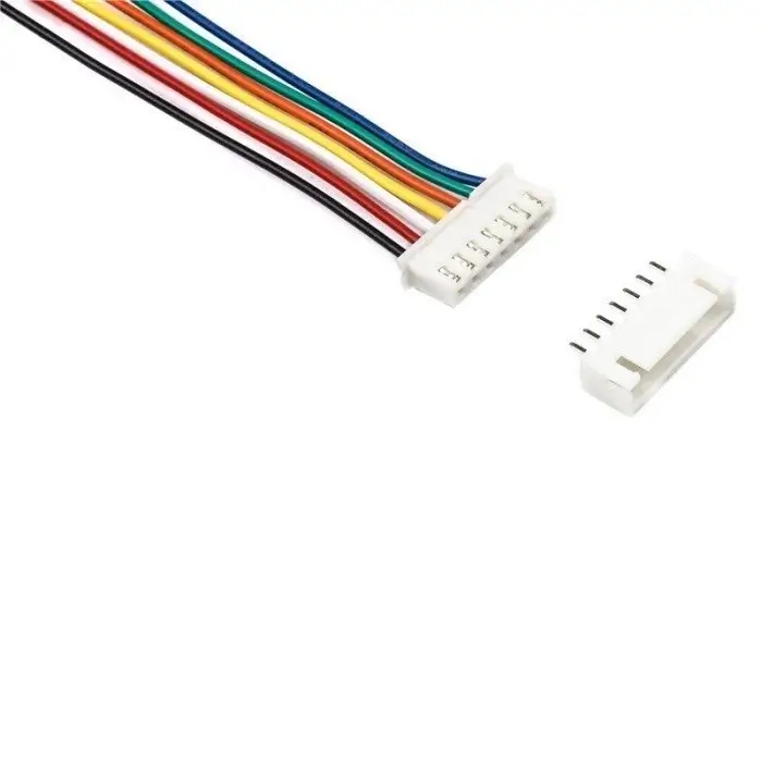 Mufe AC-DC - Cablu cu conectori 7pini JST pas 2.54mm mama + tata PCB