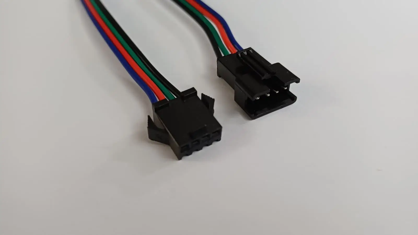 Mufe AC-DC - Cablu cu mufa 4 pini Tata/Mama mic negru JST SM 2B