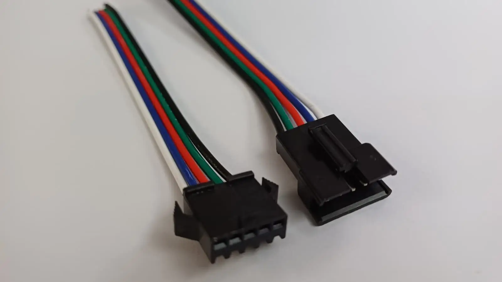 Mufe AC-DC - Cablu cu mufă 5 pini Tata/Mamă mic negru JST SM 2B