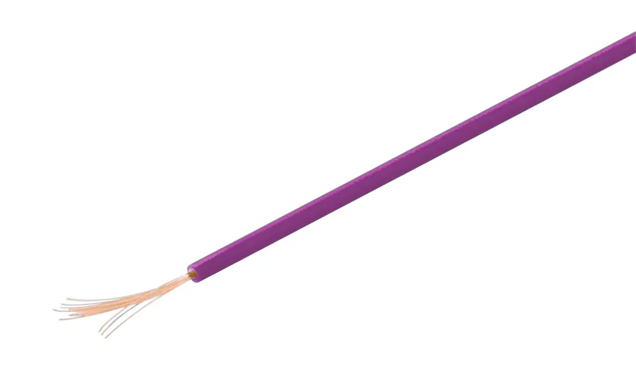 Cabluri - Cablu cupru multifilar izolat 10m violet 1x0.14mm Goobay 77407 – IoElectronice.ro