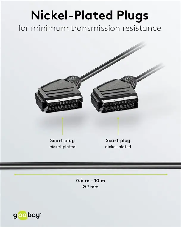 Cablu Euro SCART 21 pini - Euro SCART 21 pini 1.5m Goobay 11702 - IoElectronice.ro [5]