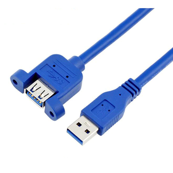 Cabluri - Cablu extensie USB3.0 Tata-Mama 1m pentru panou – IoElectronice.ro