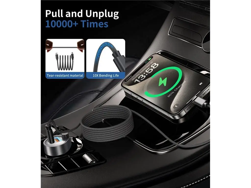 Cablu magnetic date / încărcare USB-C - USB-C Choetech XCC-1054-BK 1.2m PD 100W – IoElectronice.ro [7]