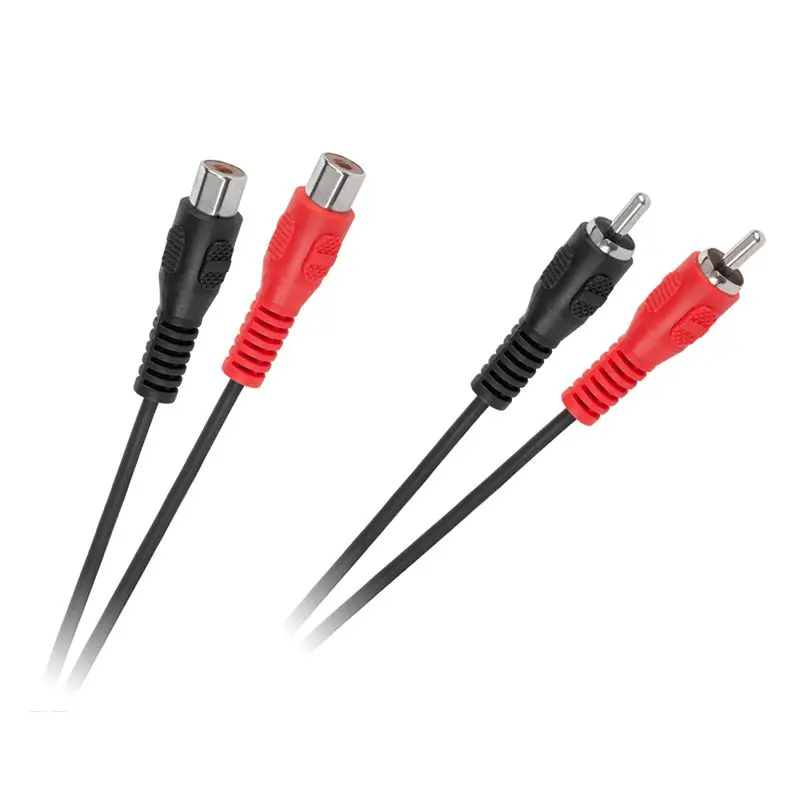Cabluri - Cablu prelungitor 2x RCA 3m mama-tata Cabletech, conectori RCA, garanție 24 luni persoane fizice