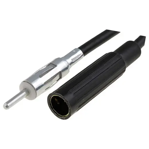 Accesorii Auto - Cablu prelungitor DIN soclu mama - DIN mufa tata 0.75m drept 4CarMedia ZRS-PA-075