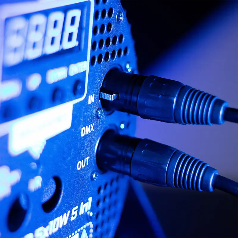 Cablu XLR 3pin DMX mama - tata 10m PLUGGER PLU CABD XF3XM3 [4]