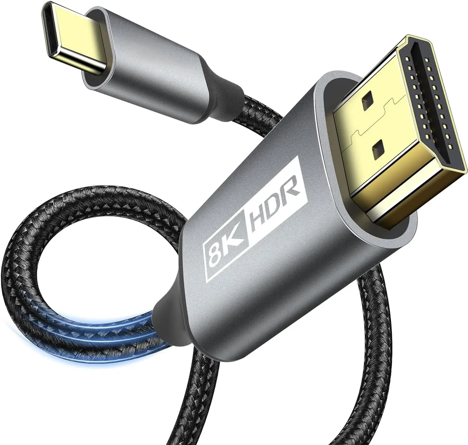Telefoane-tablete - Cablu semnal USB-C 3.1 la HDMI 1.8m 8Kx4K/60Hz negru OEM