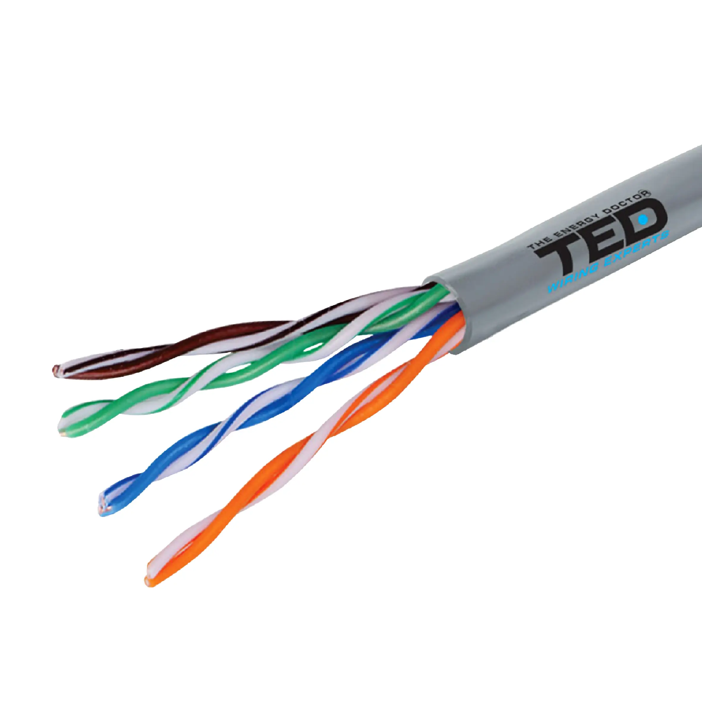 Cabluri retea RJ45 - Cablu TED Wire Expert UTP Cat5e cupru integral 20m TED002495-1 – IoElectronice.ro