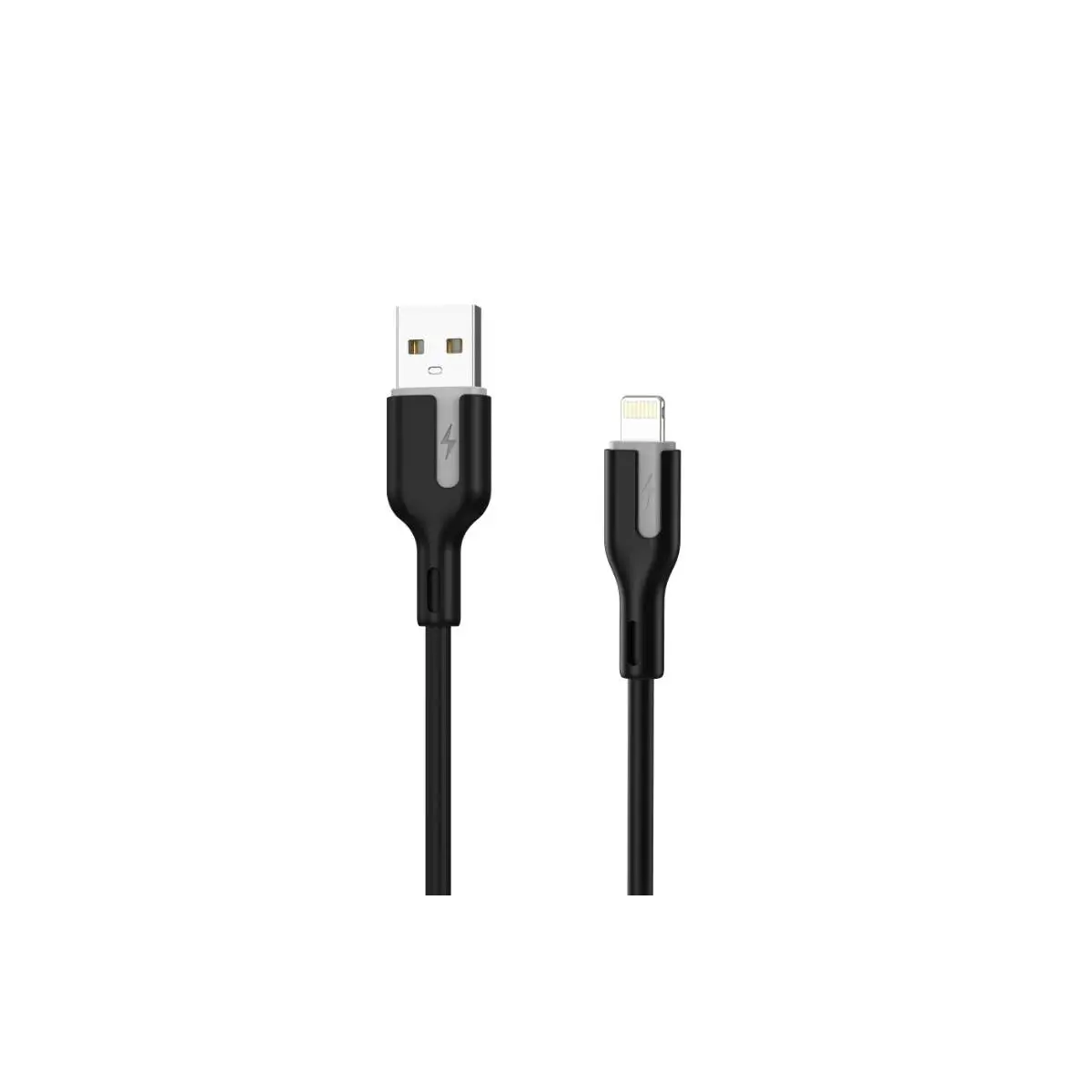 Apple-iPhone - Cablu USB 2.0 A tata - Lightning Choetech XAL-0003-BK 1m 2.4A negru