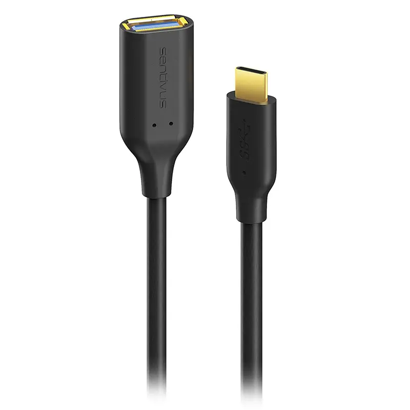 Cablu USB 3.0 OTG type C tata - A mama 10cm negru SENTIVUS SE-U309-010 – IoElectronice.ro [2]