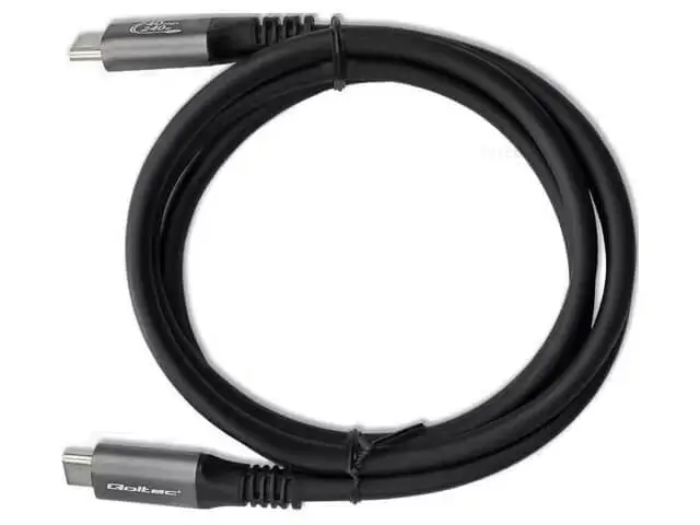 Cablu USB-C 4.0 1m PD 240W 4K 8K 40Gbps Thunderbolt 3 4 QOLTEC 50669 [2]