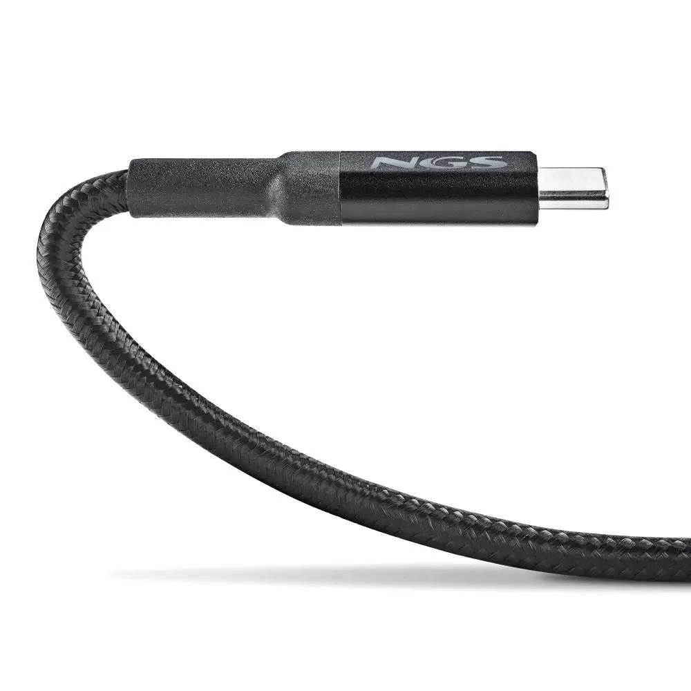 Cablu USB-C - USB-C NGS KNOT 100W-2 2m 100W negru – IoElectronice.ro [4]