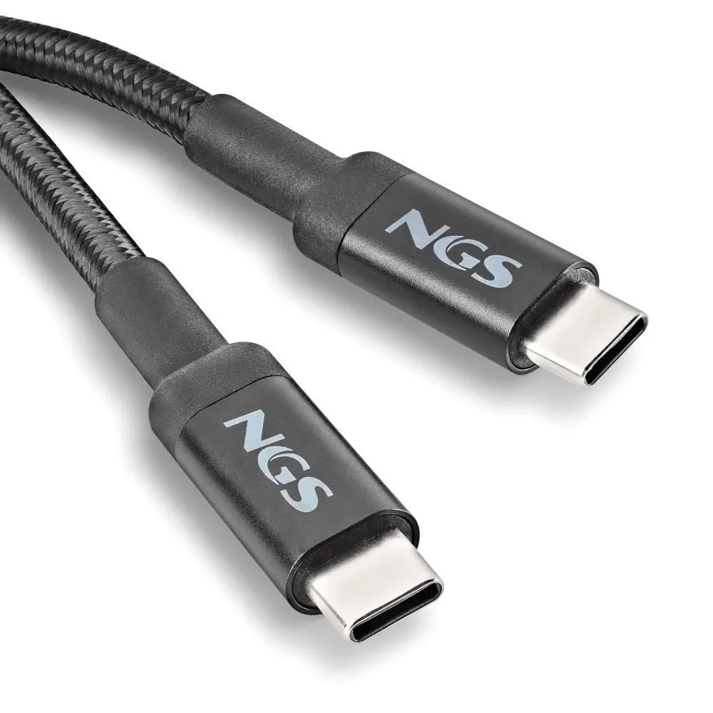 Cablu USB-C - USB-C NGS KNOT 100W-2 2m 100W negru – IoElectronice.ro [3]