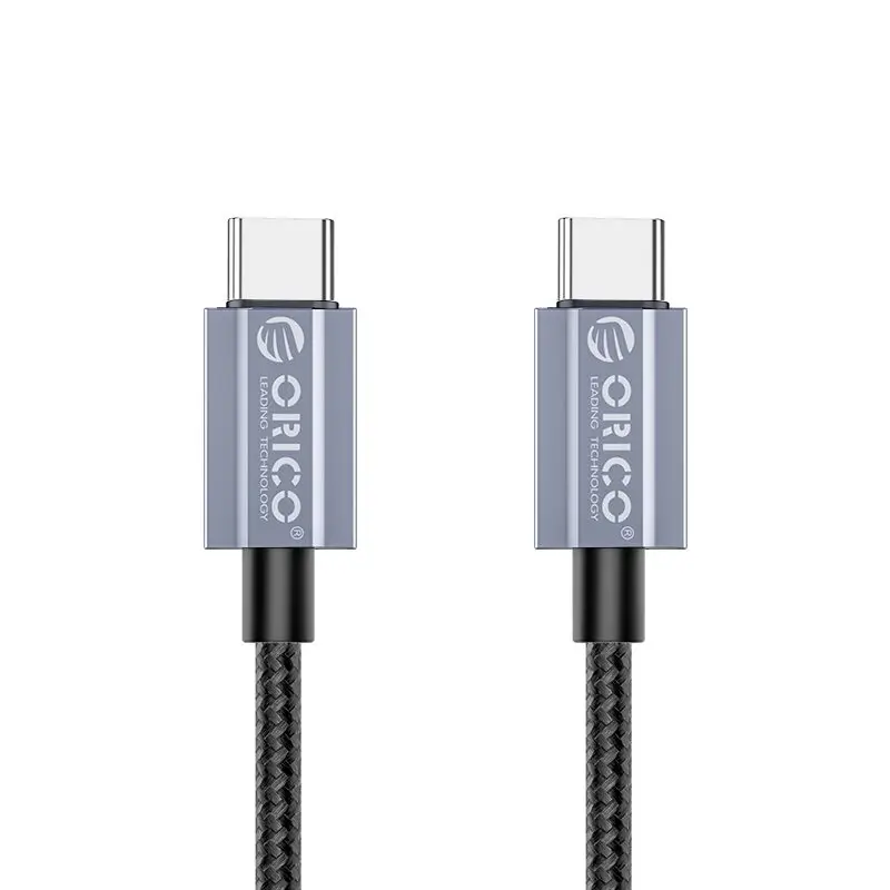 Cabluri telefon-tableta - Cablu USB Orico GQA100-20-BK 100W USB Type-C - USB Type-C 2m negru – IoElectronice.ro