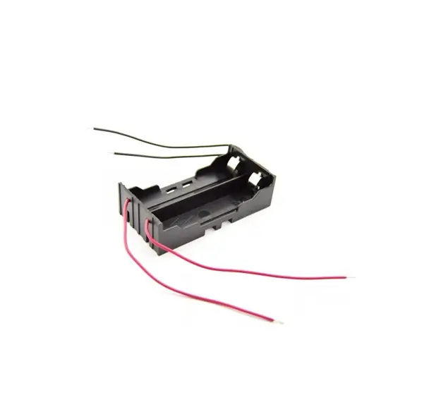 Suporti baterii-acumulatori - Carcasa acumulator 2x 18650 conectare serie sau paralel OEM, lungime 70mm, pentru baterii litiu-ion.
