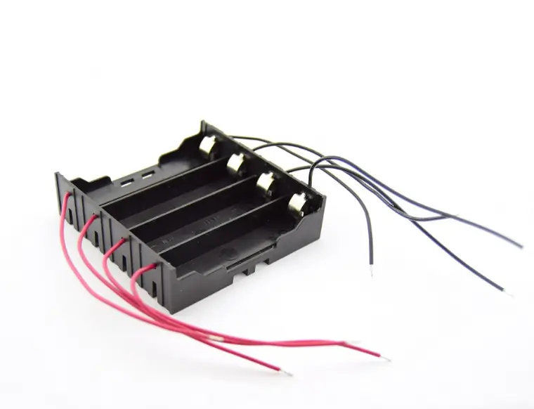 Suporti baterii-acumulatori - Carcasa acumulator 4x 18650 OEM conectare serie sau paralel, dimensiune compactă, ideală pentru proiecte DIY