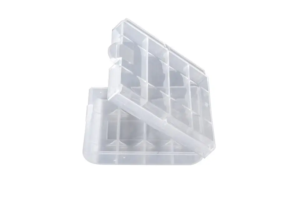 Suporti baterii-acumulatori - Carcasa suport 4x AA R6 transparent Vapcell – IoElectronice.ro