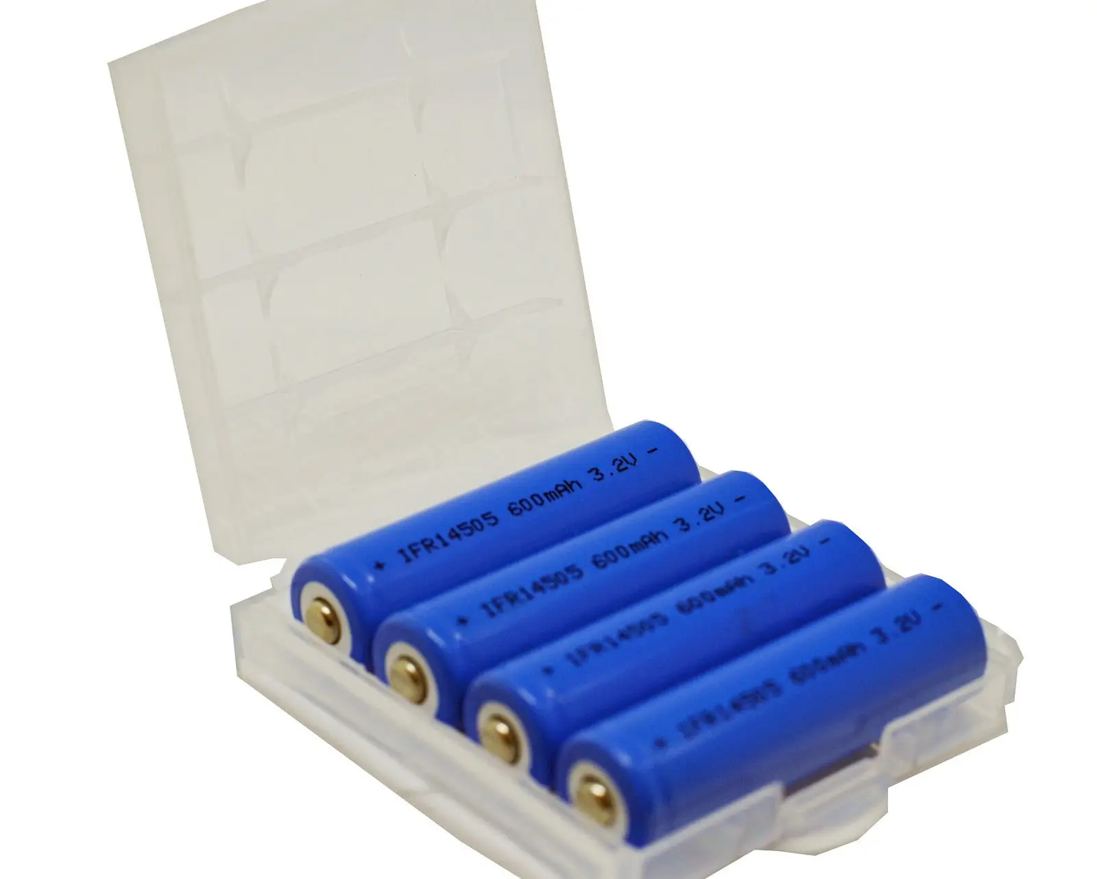 Suporti baterii-acumulatori - Carcasa suport pentru 4 acumulatori 18650 transparent - IoElectronice.ro