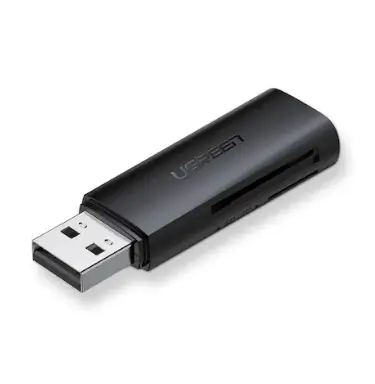 Cititoare de carduri - CARD READER extern Ugreen CM264 60722 USB 3.0 pentru SD microSD, 480Mbps, maxim 512GB, negru
