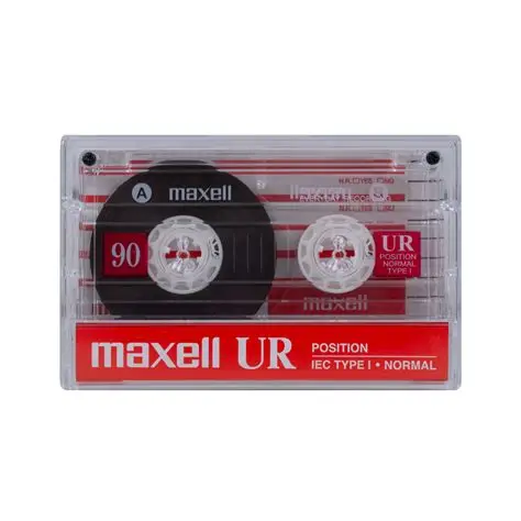 Casetă audio MAXELL UR90 90 min, Normal Bias, pentru muzică și înregistrări, pachet de 5 bucăți [1]