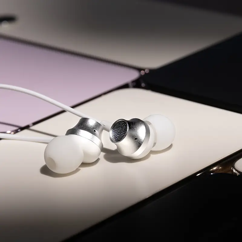 Casti stereo cu microfon mufa USB TYPE C 1.2m 32ohm alb FOREVER GSM187600 - IoElectronice.ro [4]