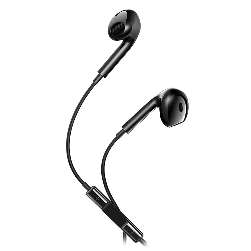 Casti - Casti stereo si microfon USB-C 1.2m negru maXlife MXEP-04 - IoElectronice.ro