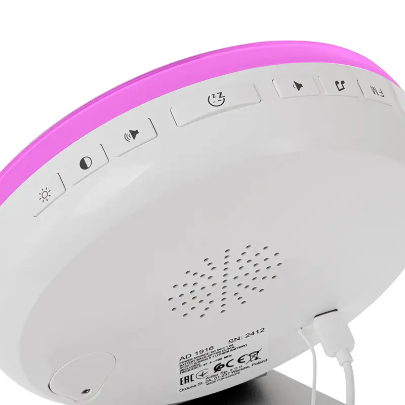 Ceas desteptător cu alarmă / FM RADIO luminozitate 4 nivele ALDER AD1916 – IoElectronice.ro [4]