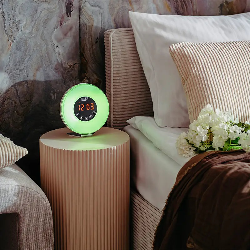 Ceas desteptător cu alarmă / FM RADIO luminozitate 4 nivele ALDER AD1916 – IoElectronice.ro [8]