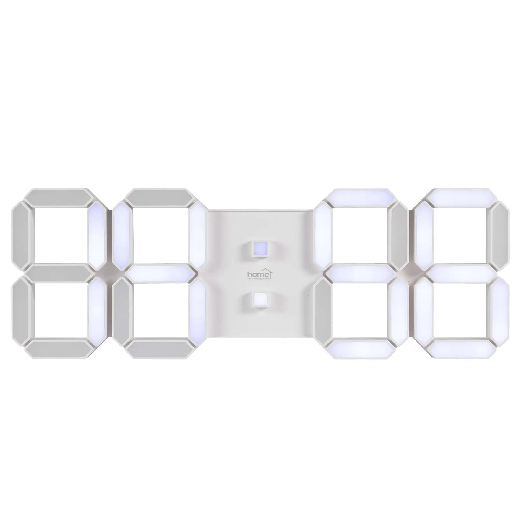 Ceas deșteptător digital LED 3D alb 128mm 5V USB telecomandă Home LTC 05 – IoElectronice.ro [2]