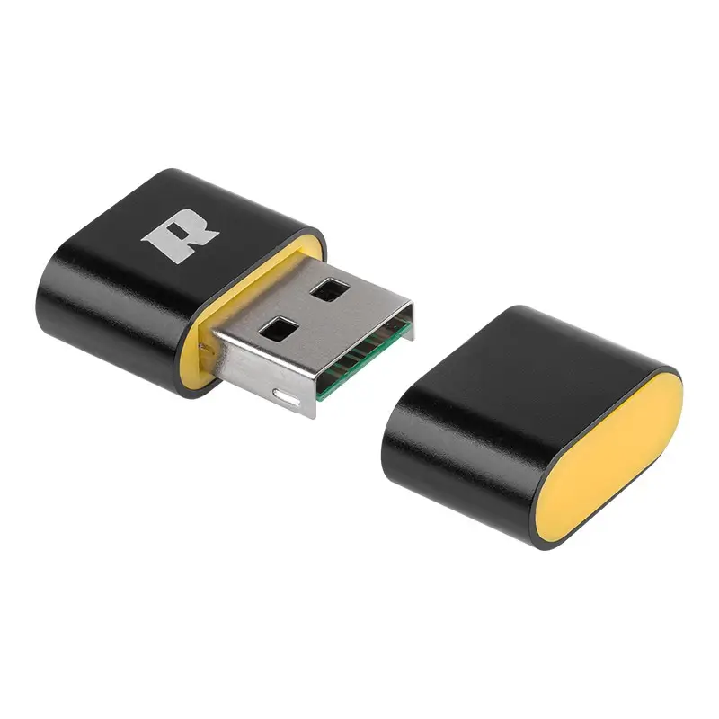 Cititor carduri MicroSD negru R60 REBEL – Transfer rapid USB 2.0, compatibil Windows & Mac, plug & play [1]