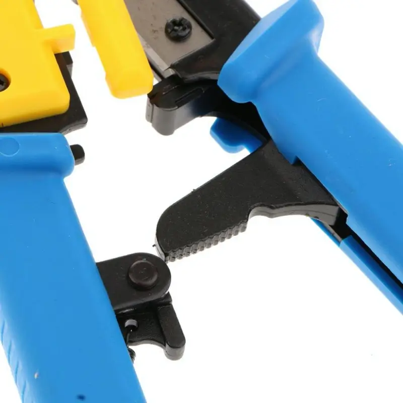 Cleste sertizare RJ45 /RJ11 /RJ12 cu taietor de fire pentru mufe cu Pass Trough - IoElectronice.ro [3]