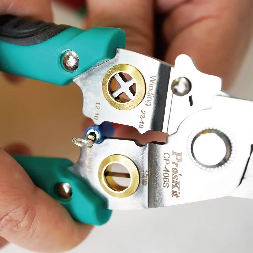 Cleste sertizat/dezizolat 190mm multifunctionala 6in1 CP-406S Pro`sKit – IoElectronice.ro [4]