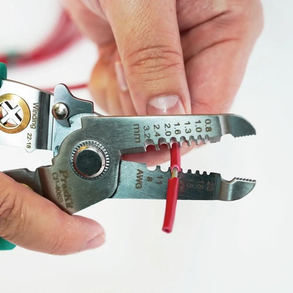 Cleste sertizat/dezizolat 190mm multifunctionala 6in1 CP-406S Pro`sKit – IoElectronice.ro [2]