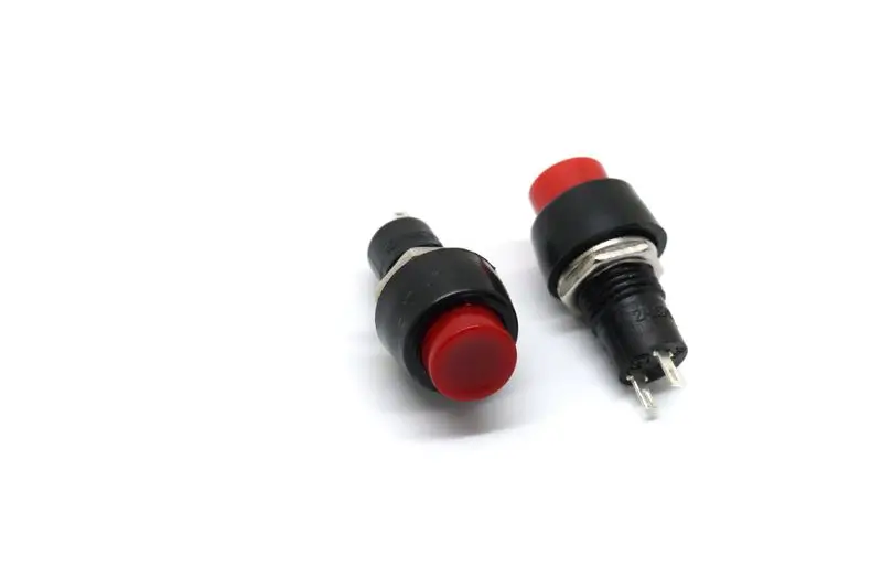 Intrerupatoare-Relee - Comutator actionat prin apasare fara retinere OFF-(ON) 1A /250VAC NINIGI PBS-20B-2 – IoElectronice.ro