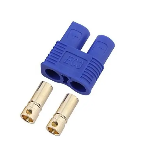 Conectica - Conector alimentare DC EC3 mama 25A 500V 12AWG albastru AMASS EC3-F