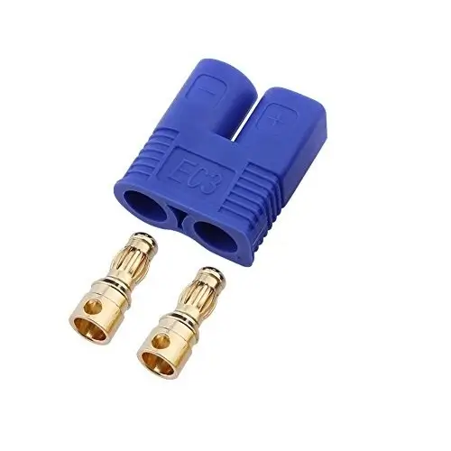 Conectica - Conector alimentare DC EC3 tata 25A 500V 2 pini 12AWG albastru