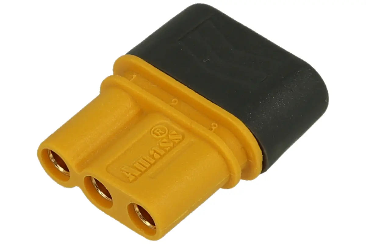 Conector alimentare DC mufa MR30 mama 3pin 15A 500V lipire pe cablu AMASS MR30-FB – IoElectronice.ro [2]