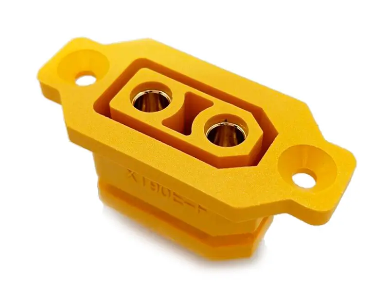 Conectica - Conector alimentare DC XT90 30A 500V soclu mama 2 pini AMASS XT90E-F pentru aplicații electrice