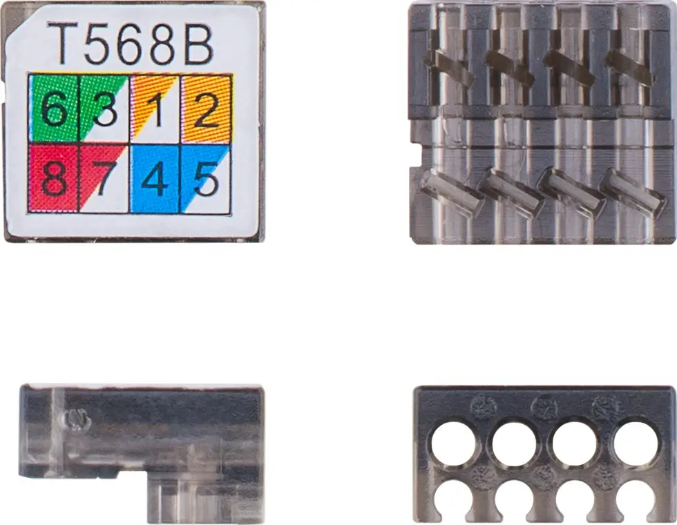 Conector de reconectare cablu CAT6 ecranat STP, fără unelte, tehnologie IDC, 250MHz, Goobay 79577 [4]