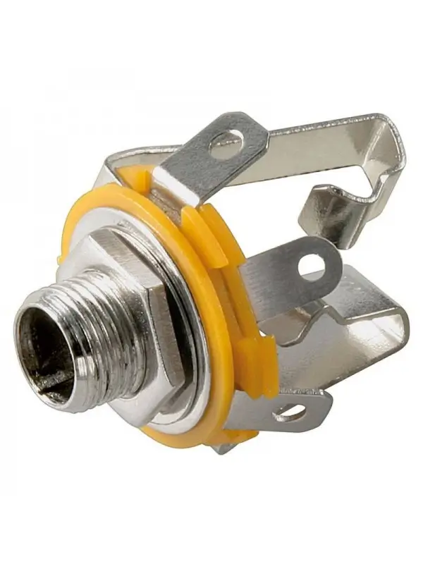 Conectica - Conector Jack 6.3 mm mama stereo 3 piste montare pe panou JC-124