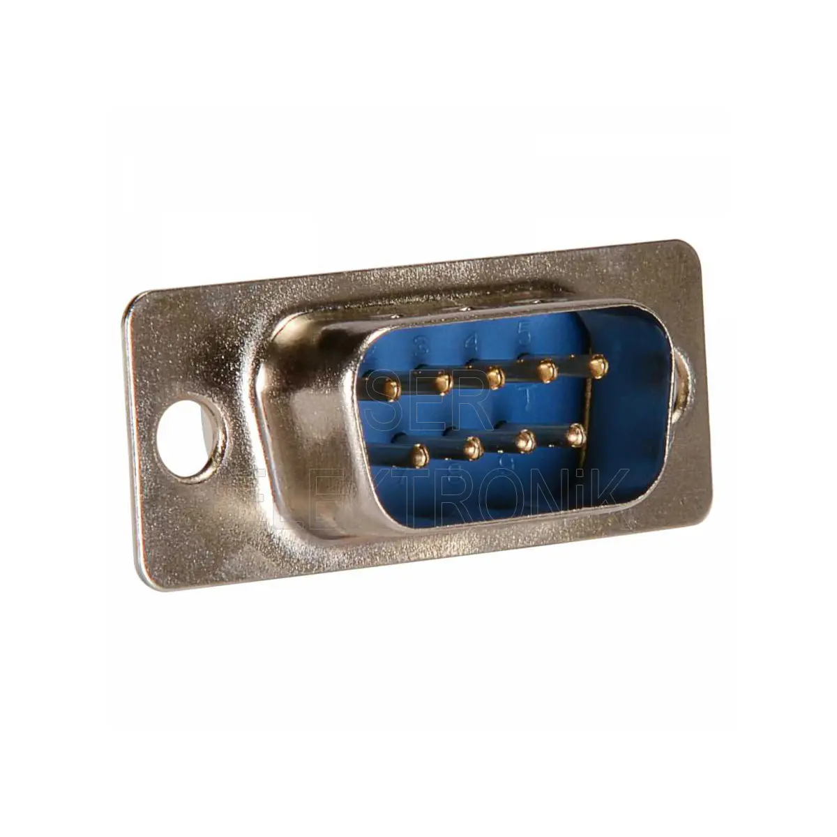 Conectica - Conector SERIAL tata D-Sub 9 pini lipire pe cablu 5A CONNFLY DS1033-09MUNSISS – IoElectronice.ro