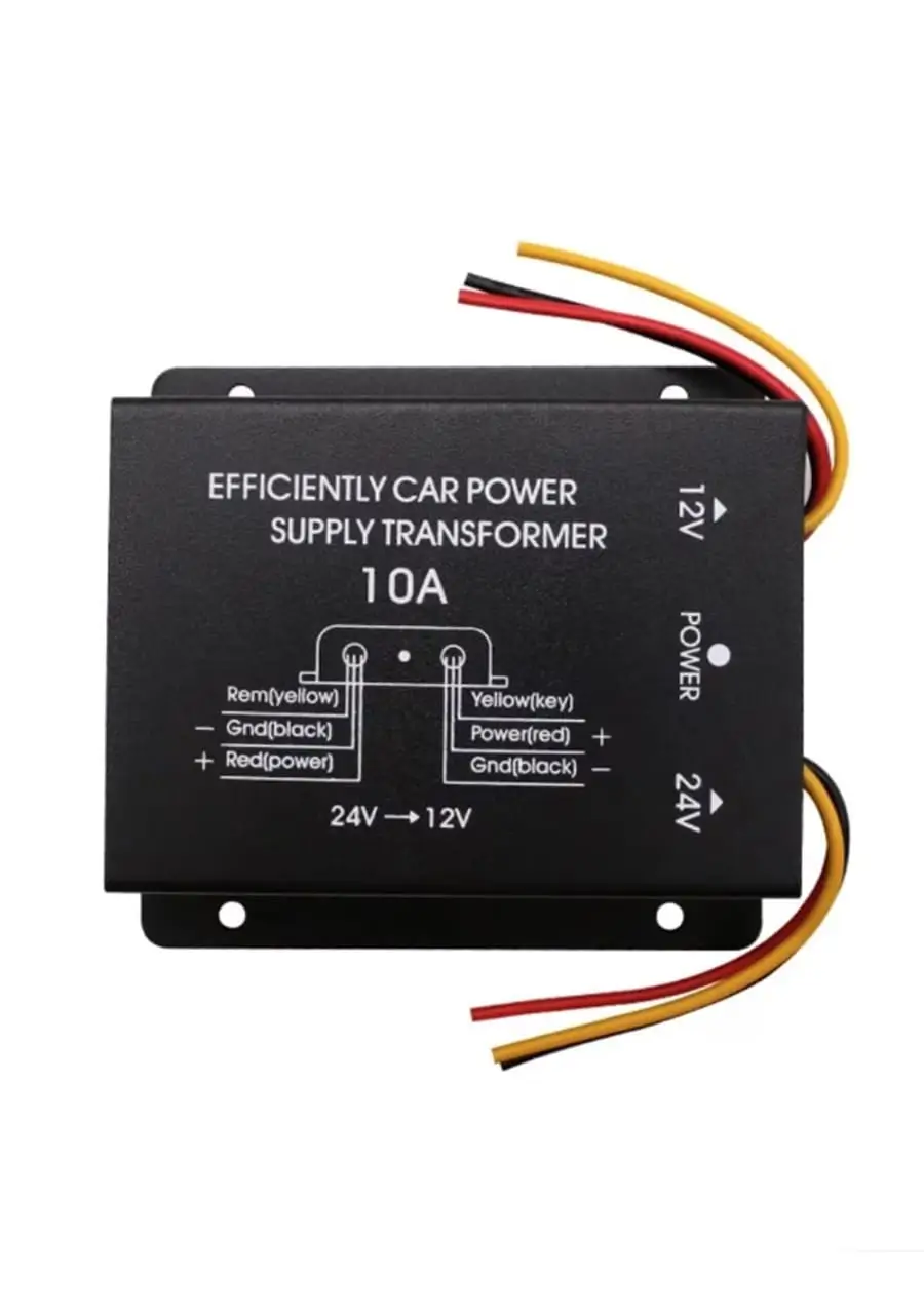 Accesorii Auto - Convertor auto 24V la 12V 10A OEM pentru alimentare echipamente electrice auto