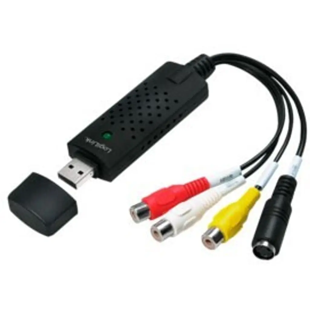 Adaptoare PC - Convertor Grabber Audio/Video S-VIDEO 4pin /3x RCA - USB Logilink VG0030A – IoElectronice.ro