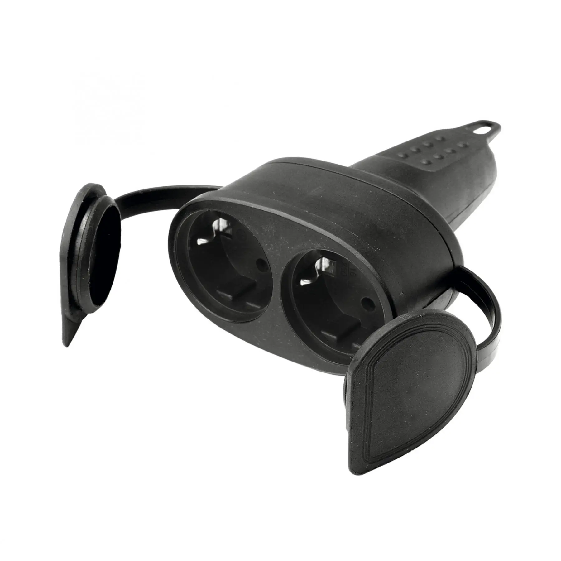 Electrice - Cupla dubla cu pamantare IP44 pentru exterior/interior 16A 3680W Home NGA 02