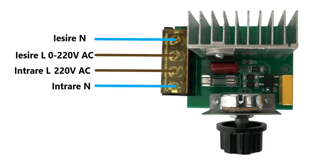 Dimmer de tensiune 220V 4000W – IoElectronice.ro [2]